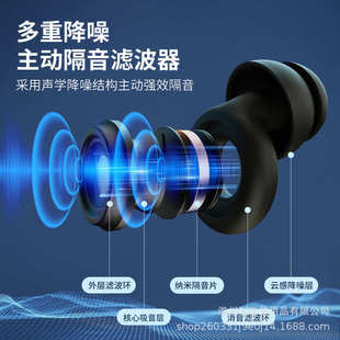 耳塞睡眠睡觉隔音降噪耳朵防打呼噜防噪完全静音
