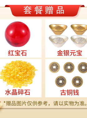纯黄铜聚宝盆铜摆件家居客厅店铺玄关摆设办公室开业送礼铜工艺礼