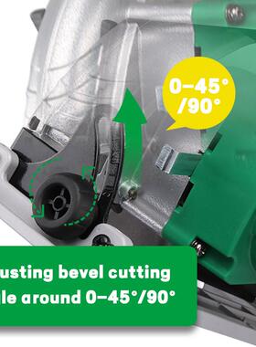 跨境热销功率锂电锯110CV大电圆锯木ZYT工圆盘锯/EUL认证