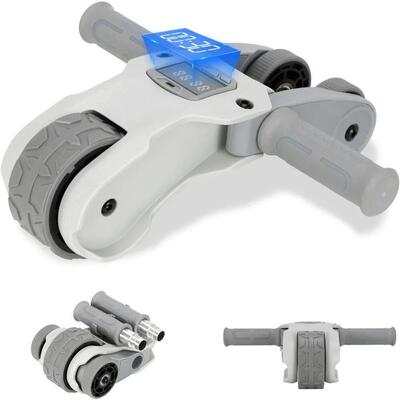 Ab Roller Wheel with Knee Pad Mat,Core Muscle Ab Trainer wit