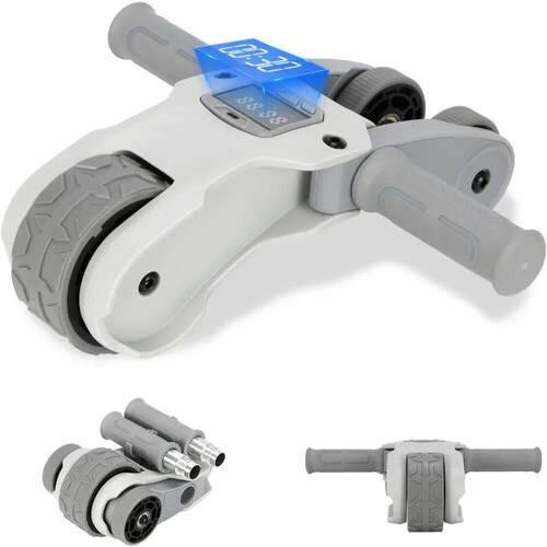 Ab Roller Wheel with Knee Pad Mat,Core Muscle Ab Trainer wit