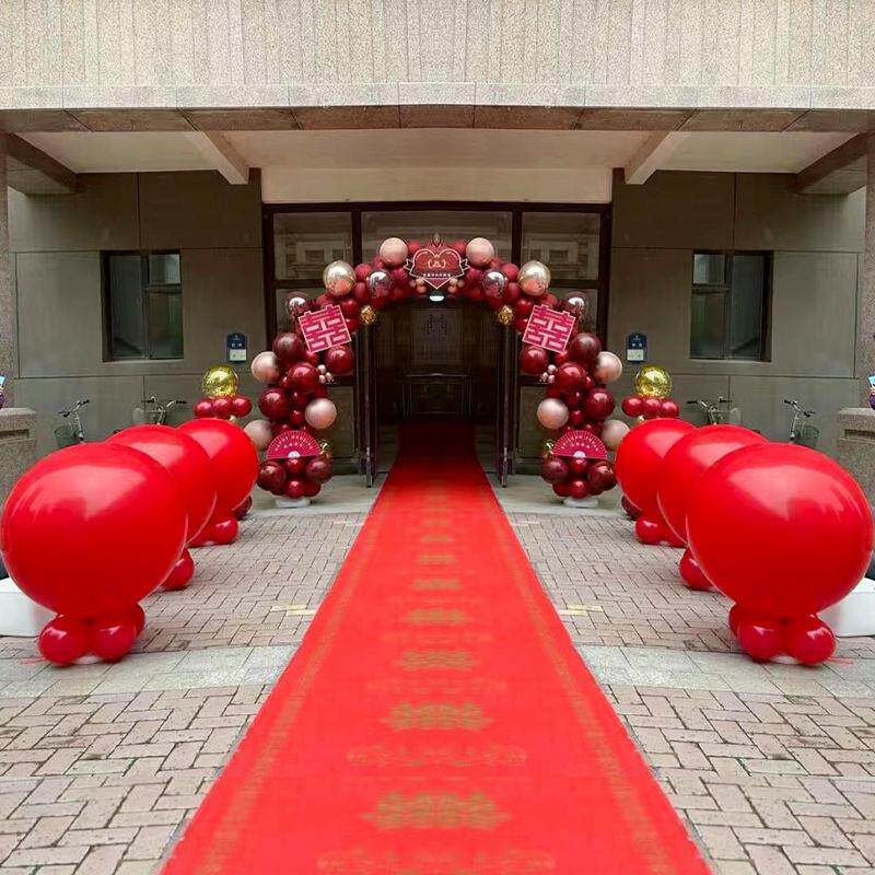 结婚地爆球套装婚礼满天飞求婚生日婚礼场景气球装饰婚庆商场开业