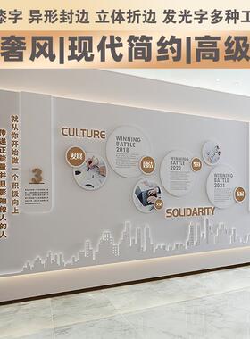 创意磁吸科技主题企业公司员工团队激励文化墙设计装饰贴挂画定制