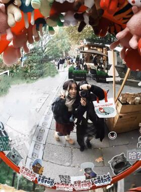 新家的100个快递室内凹凸镜广角镜氛围感场景布置装饰品拍摄道具