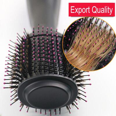 4 in1 hair dryer brush curler straightener 负离子蓬蓬热风梳