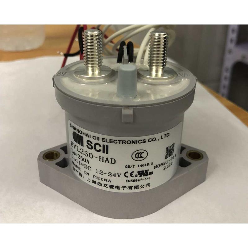 EVL250-HAD高压直流接触器250A新能源继电器线圈12-24VDC 充电桩