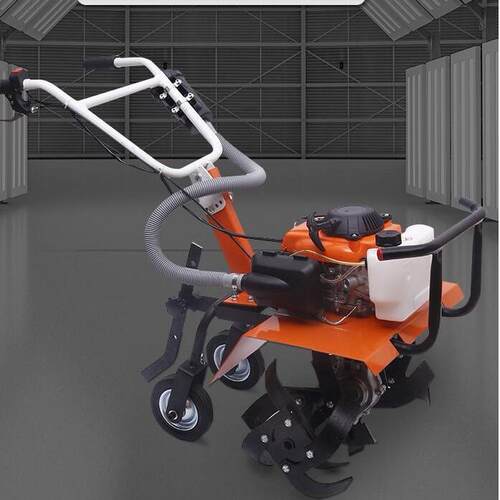 山东农用汽油小型旋耕机翻土机多功能除草机田农业园林工具微耕机
