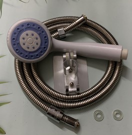 美的万和家用电热水器淋浴花洒喷头浴室家庭通用塑料软管套装