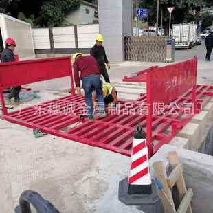 大型车辆冲洗平台 全自动建筑工地洗车机工程洗车机滚轴式