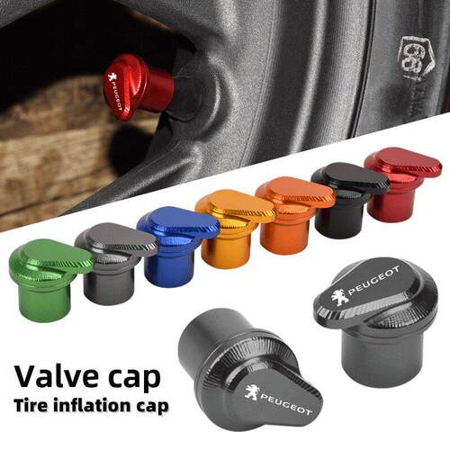 适用于标致摩托车Sf4 Sf3江歌150Django改装铝合金阀帽阀芯帽