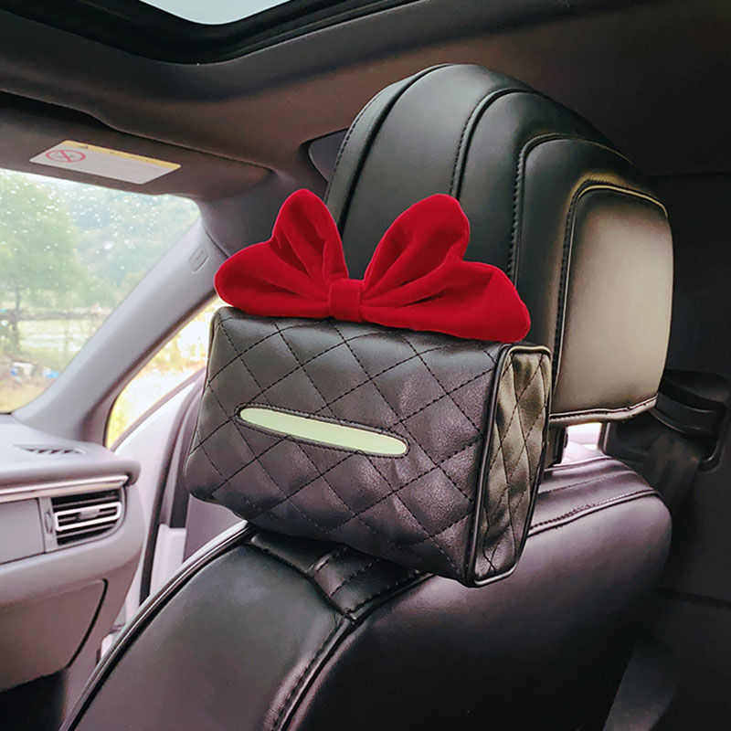 汽车蝴蝶结纸巾盒车载皮革纸巾盒套在逃公主挂式遮阳板实用抽巾盒,汽车用品/电子/清洗/改装,车用纸巾盒/套,淘宝优惠券,粉丝福利购,淘宝优惠卷