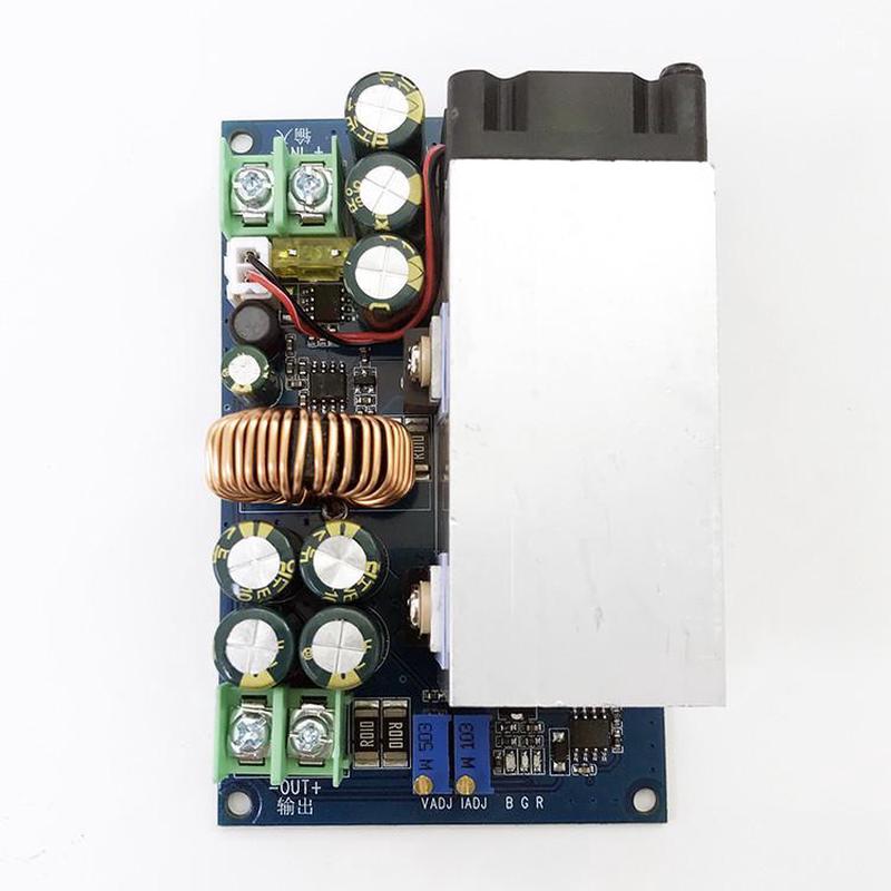 DC12V转19V24V36V48V60V可调升压模块车载电瓶恒流恒压转换器300W