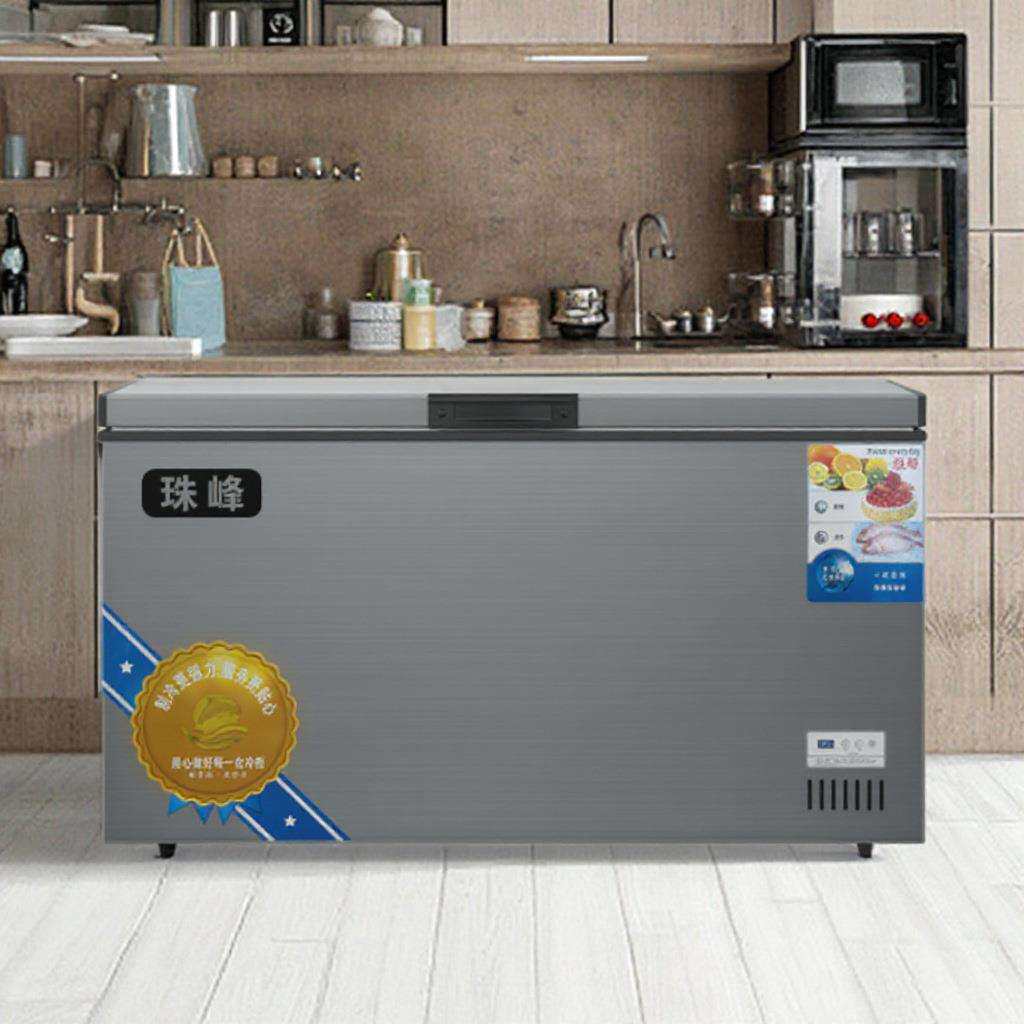 全冷冻冰柜家用小型卧式冷柜商用冷冻柜节能租房工厂一级能效