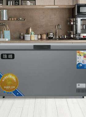 全冷冻冰柜家用小型卧式冷柜商用冷冻柜节能租房工厂一级能效