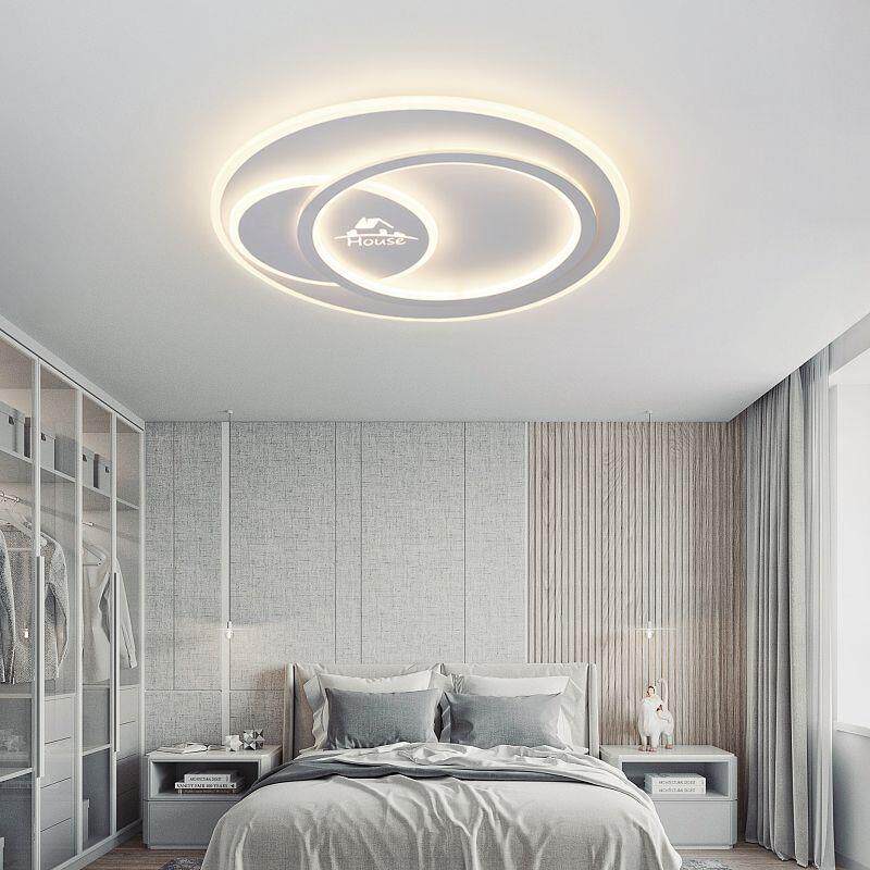 led吸顶灯客厅灯圆形卧室灯具简约现代书房餐厅灯房间厨房阳台灯