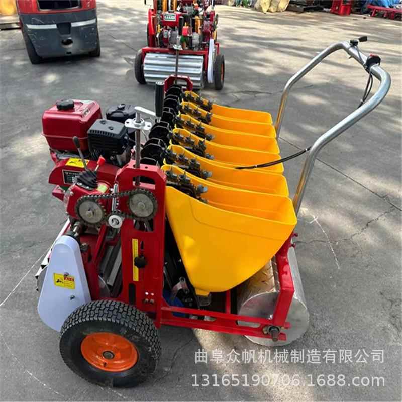 024JQH2新款大蒜播种机 种蒜机器电汽栽油小型大蒜点播动机种植蒜