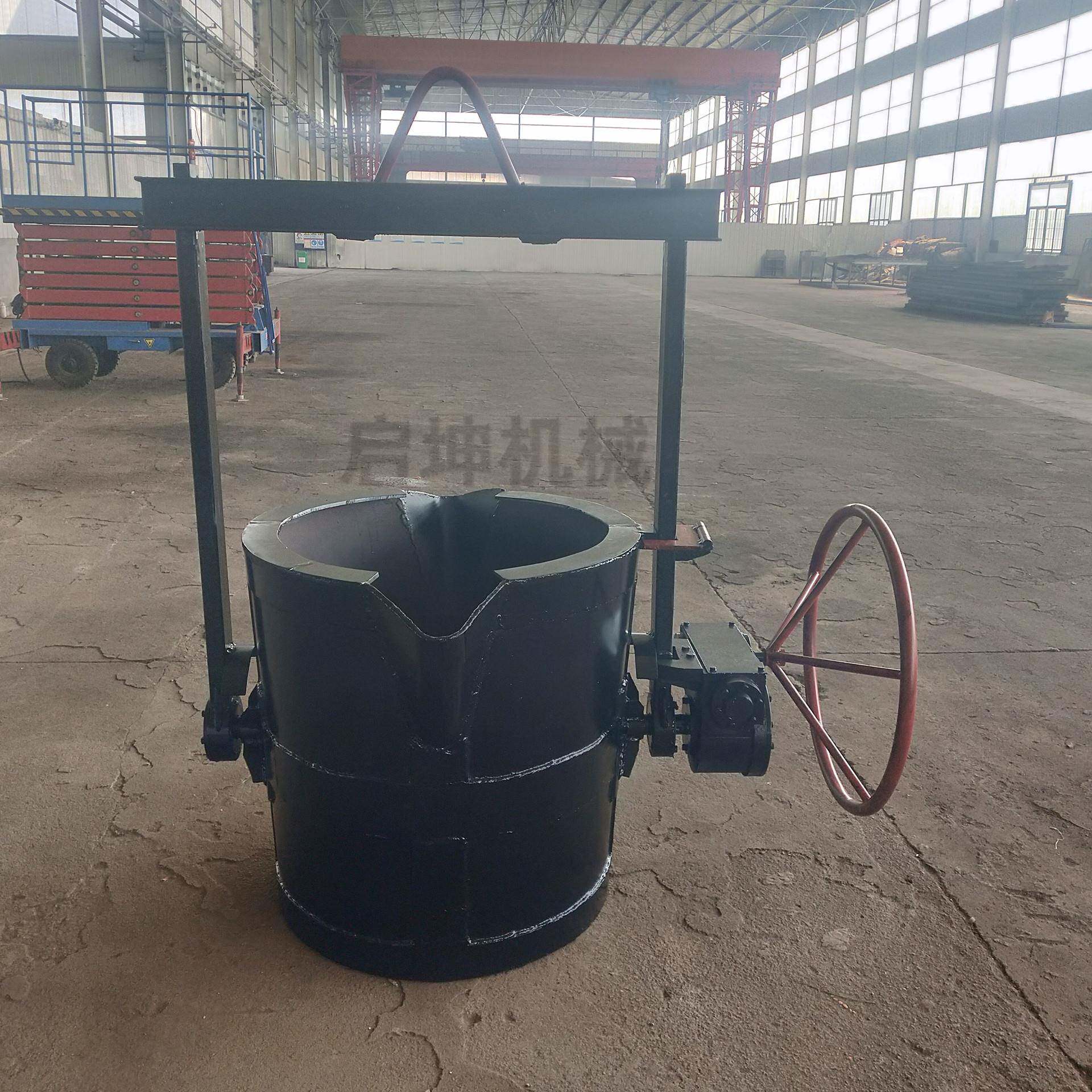 厂家销售铁水包手动电动两用铁水包CTB-0.1T-10T茶壶式铁水包