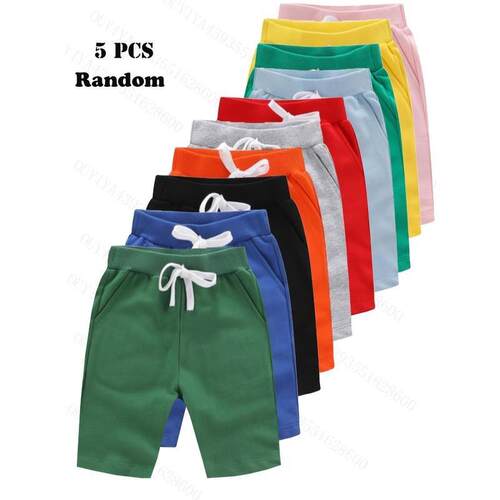 R 29026 Kids' Solid Color Short Pants 纯色儿童短裤