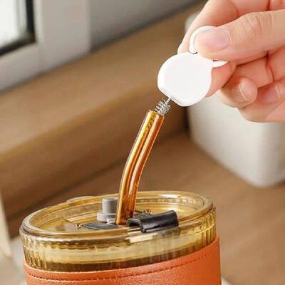 4pcs Bendable Bottle Cleaner Brush Set Hangable Various