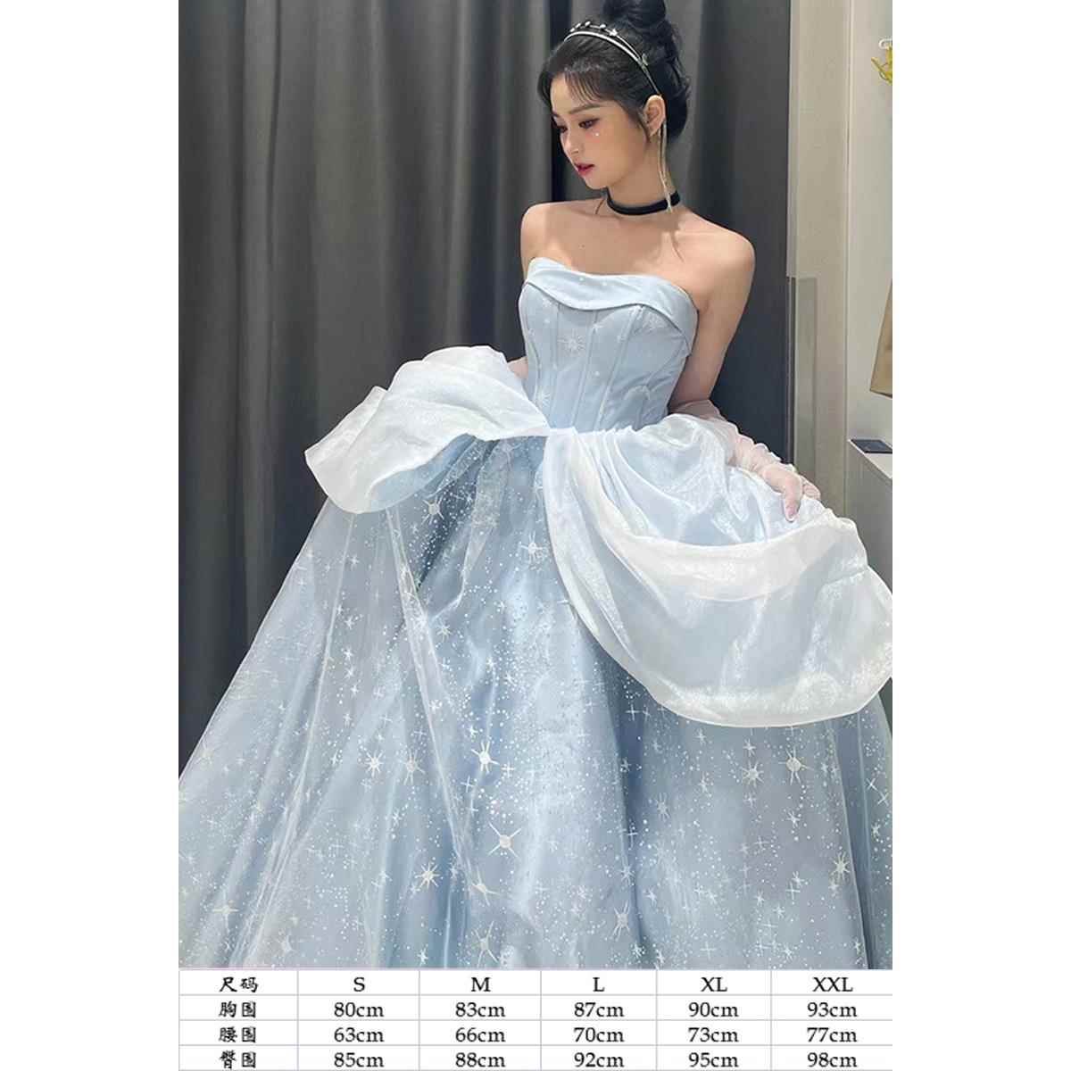 正品六一白雪公裙s灰娘co冰雪奇缘爱姑艾莎安娜贝尔演出礼主服装