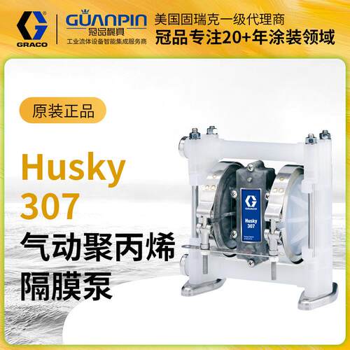 现货供应husky307隔膜泵 聚丙烯D32911气动双隔膜泵