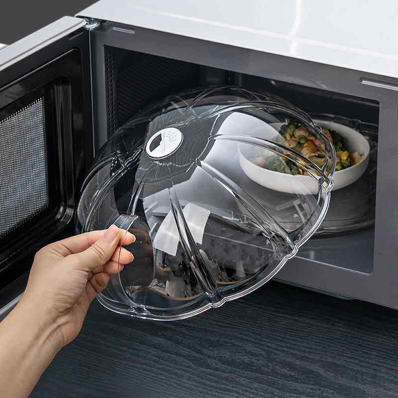 微波炉盖罩专用器皿防油防溅加热盖子耐高温碗盖食品级玻璃热菜罩图片