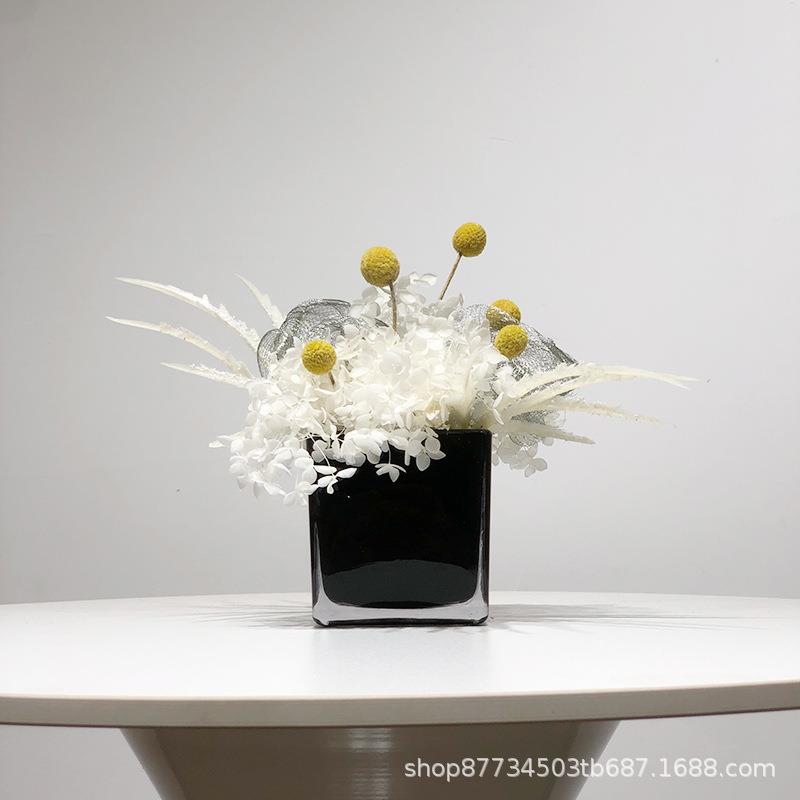 现代轻奢假花仿真花摆设茶几餐桌桌花样板间售楼部卫生间装饰花艺