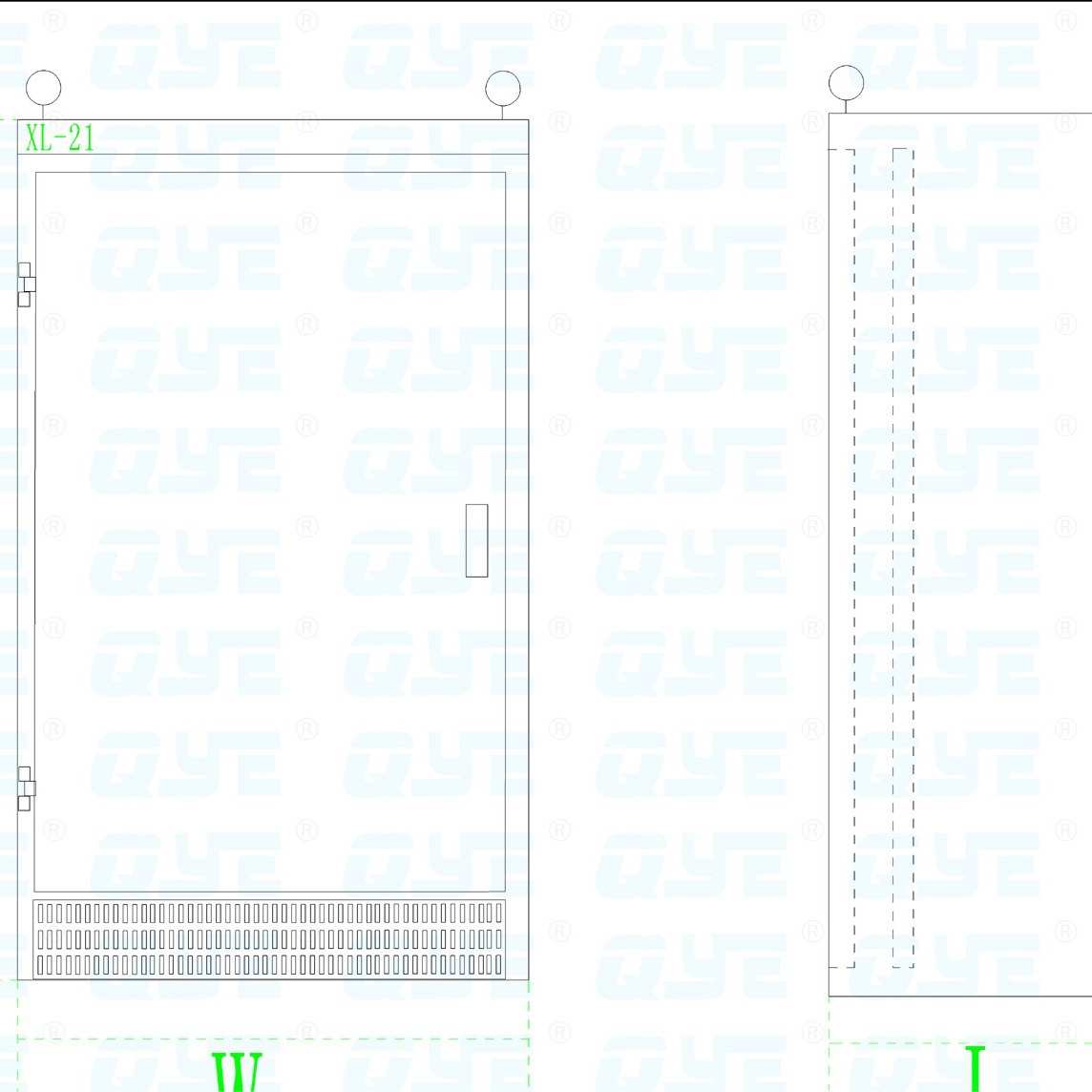 布线明装防雨 配电外门不锈钢 配电柜电气控制内户内箱加厚动力箱