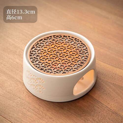 温茶炉冬天暖茶花茶壶蜡烛煮茶炉底座陶瓷加热炉茶舍酒店餐厅