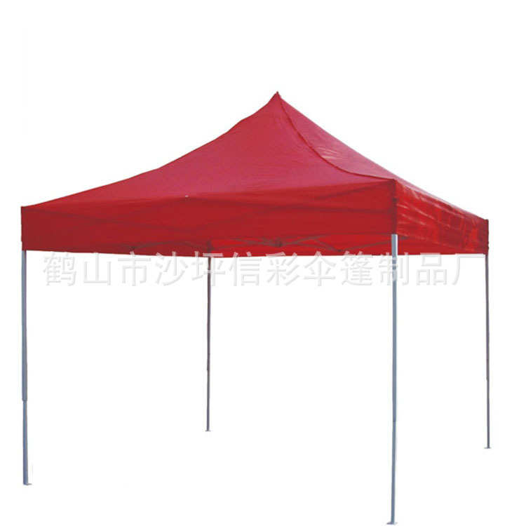 2*2 户外广告帐篷批发 加厚防晒遮阳摆地摊折叠黑金刚四角大伞