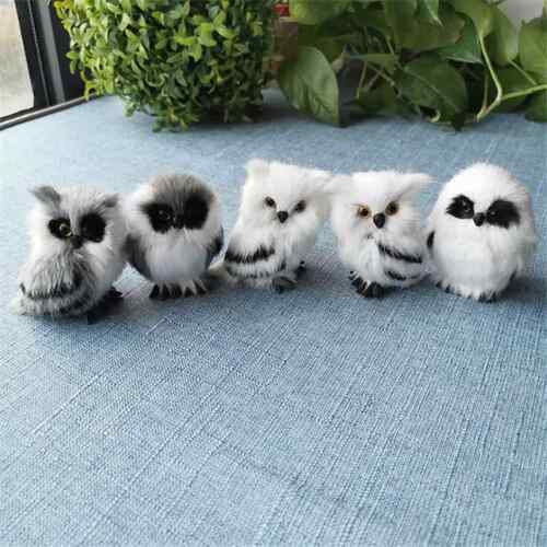 Owl Exquisite Ornament Cute Lovely Furry Christmas Bird Orna