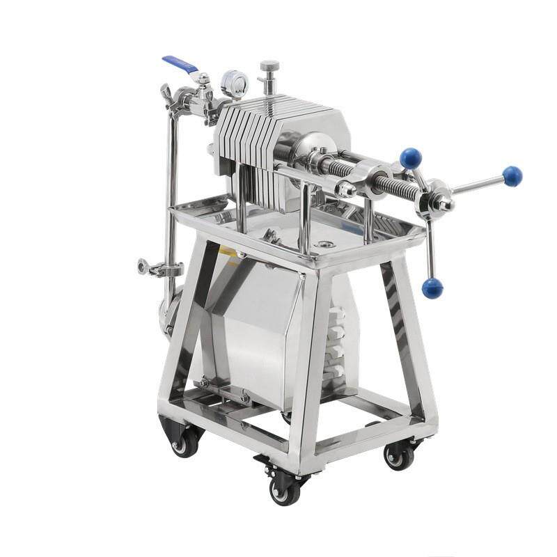 中核机械不锈钢板框过滤器3T/h精密板框式压滤机除菌去杂质