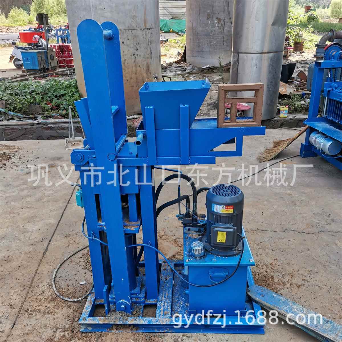 液压粘土砖机工艺门窗砖 多规格模具电动制土砖机 积木制砖机