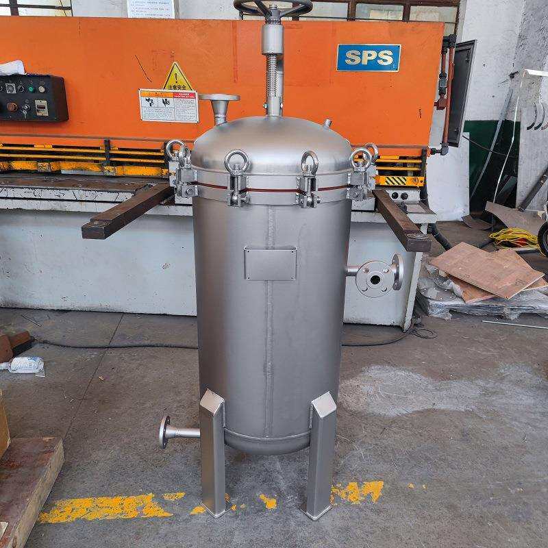 不锈钢304 哑光喷砂袋式过滤器 多袋式过滤器 可镜面抛光 水处理