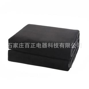 绒e新bay出口110v黑色电热毯单人厂家品145cm65c金丝厚质量安加全