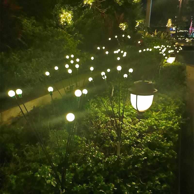 户外文旅景观灯美陈LED动态摇摆萤火虫灯庭院公园草坪氛围景观灯