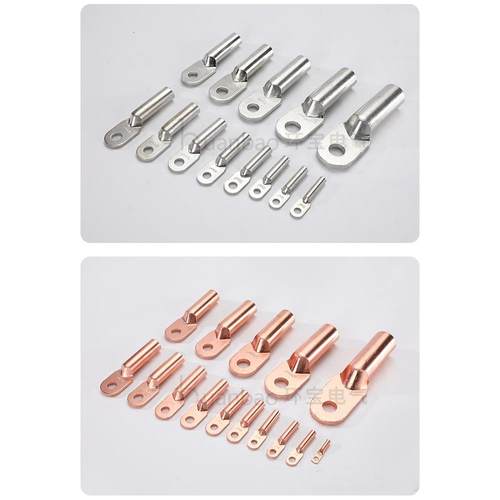 DT铜鼻子接线鼻国标加厚紫铜镀锡接线端子堵油线耳16/2/35/50平方