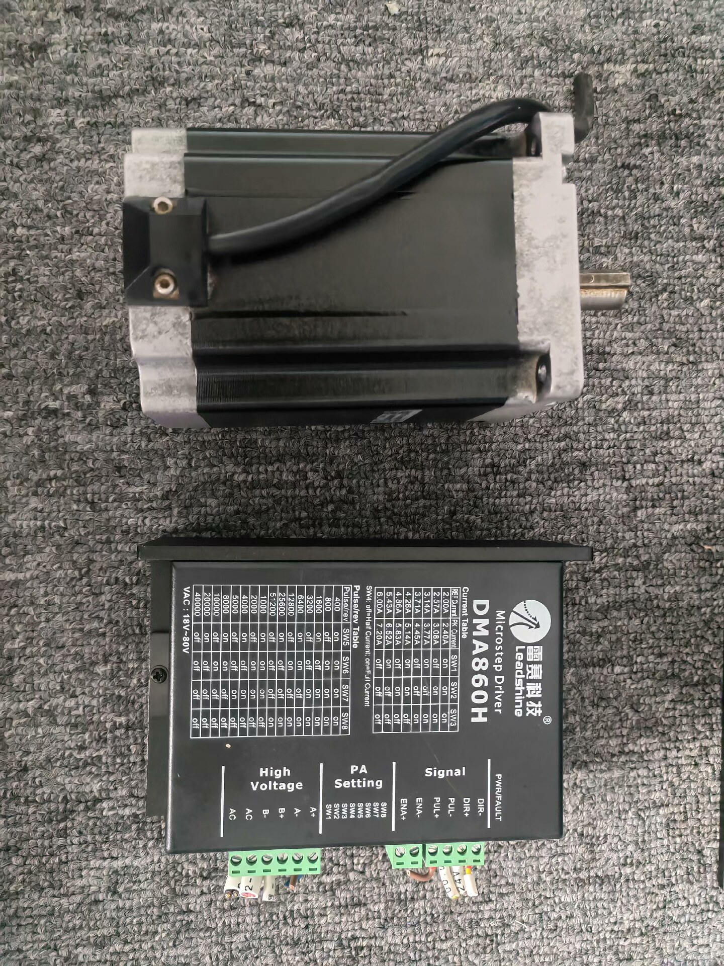 雷塞86步进电机拆机成色漂亮功能包好包邮标的是单价，爽快老板