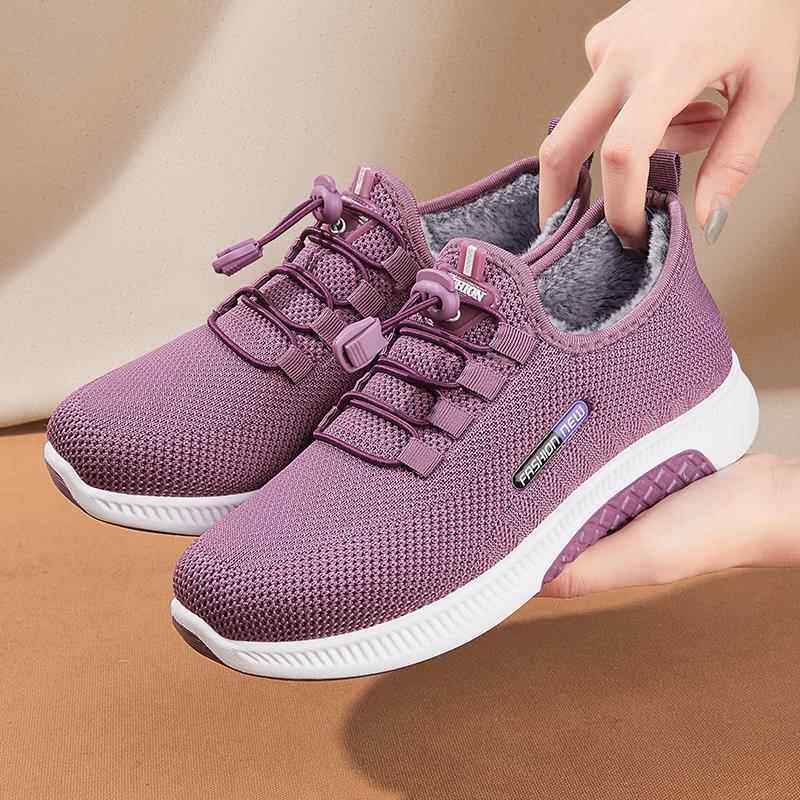 高档老京棉鞋女冬季加绒休闲北保暖205年新款运动鞋秋2妈妈二棉布