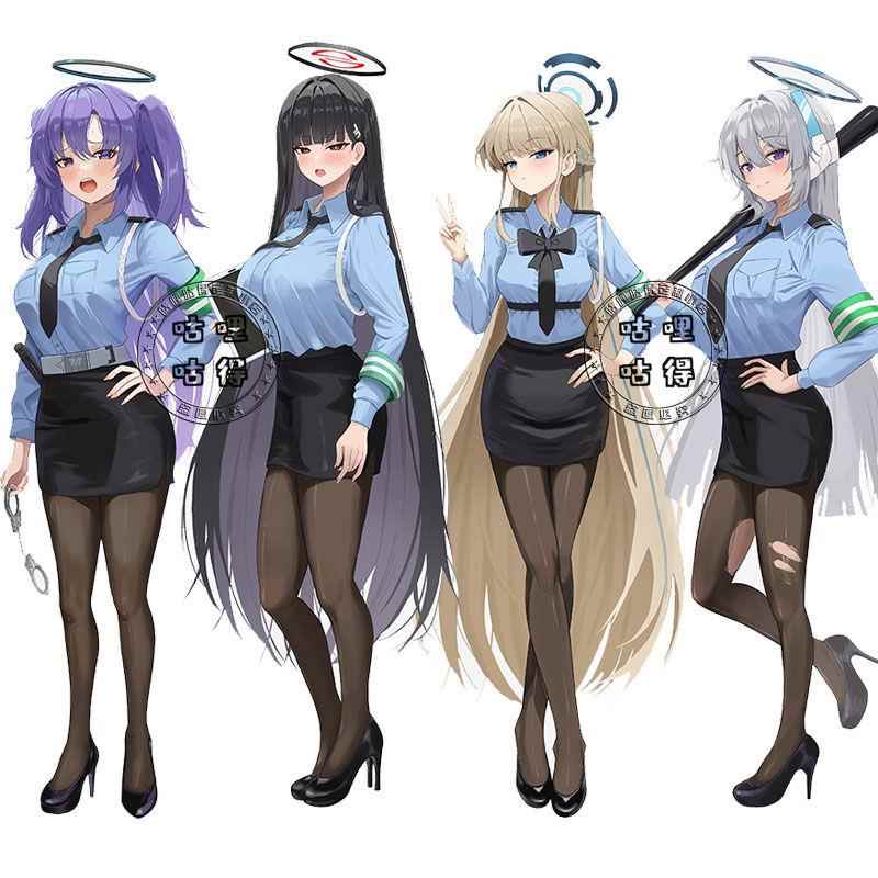 蔚蓝档案周边调月莉音飞鸟马时优香诺亚制服亚克力立牌游戏手办