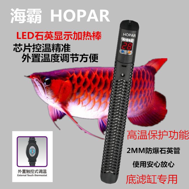 海霸短鱼缸加热棒 智能节能上滤底滤鱼缸 300W500W鱼缸加热管防爆