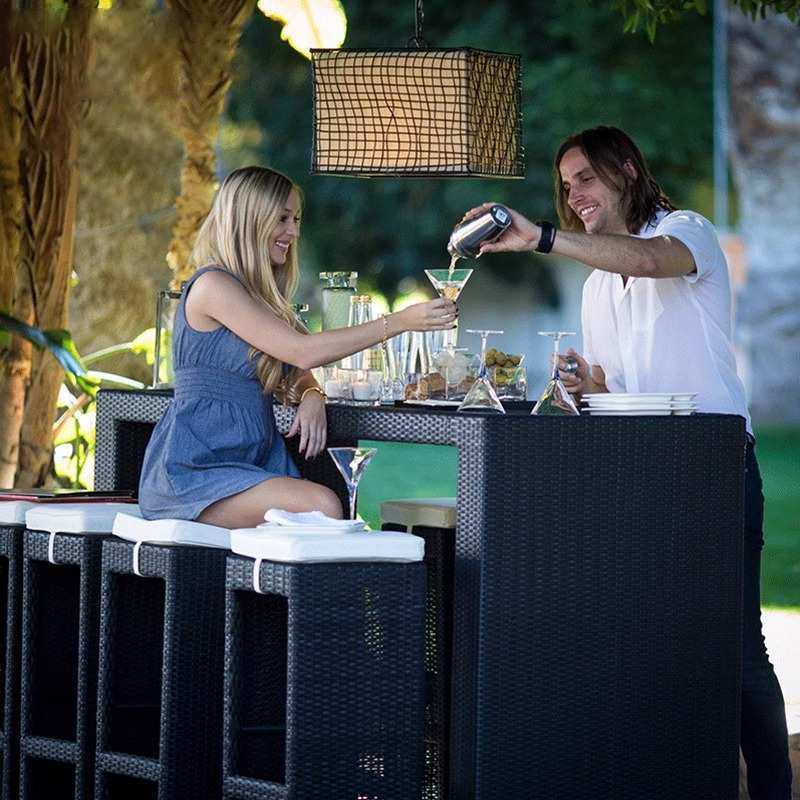 户外露天阳台藤编休闲吧台桌椅组合室外咖啡厅茶馆民宿高脚吧台椅,商业/办公家具,商用藤编家具,淘宝优惠券,粉丝福利购,淘宝优惠卷