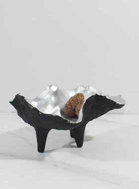 现代轻奢创意样板房软装饰品客厅餐厅茶几果盘餐桌果篓简约摆件