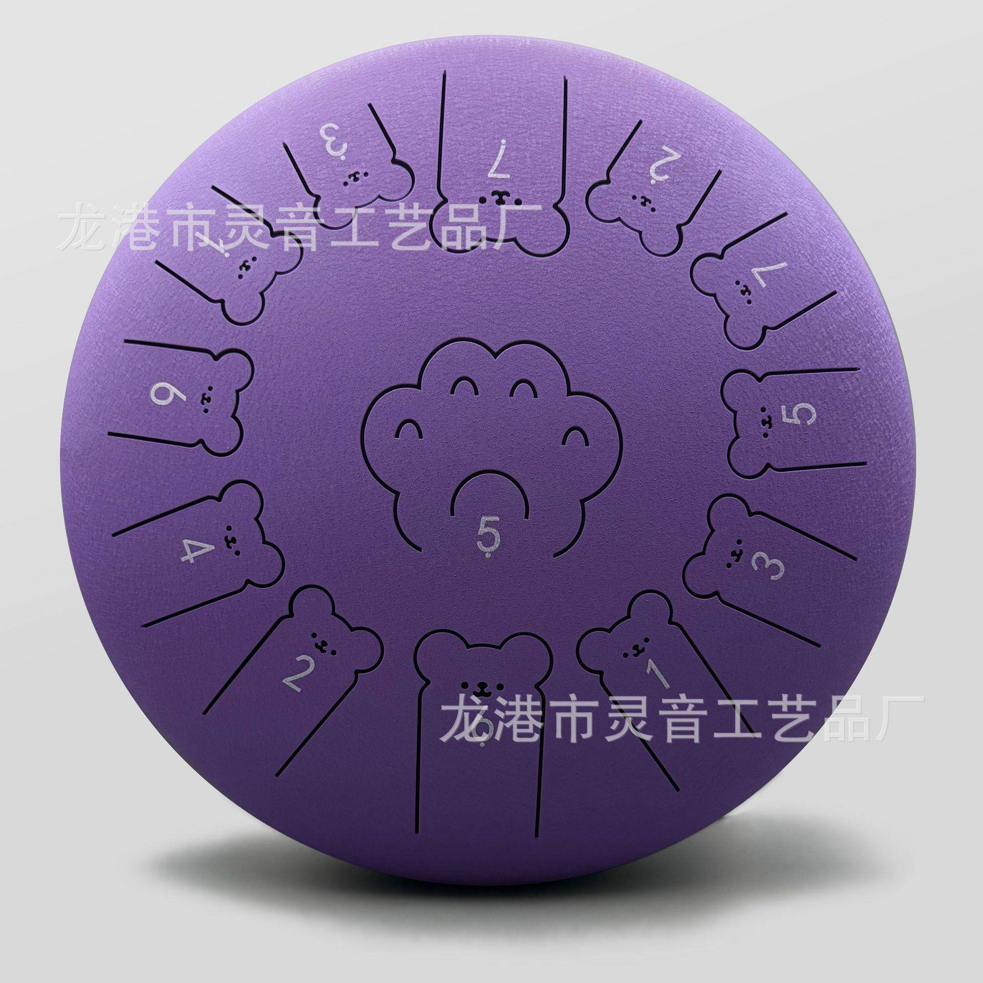 子益智玩具儿童启手蒙器乐13寸亲13XP-01A音手碟梵音鼓初学鼓空灵