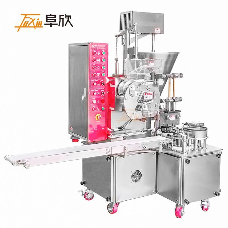 宁波阜欣烧卖厂家销售自动干蒸烧卖成型机烧麦压花机方皮烧卖机