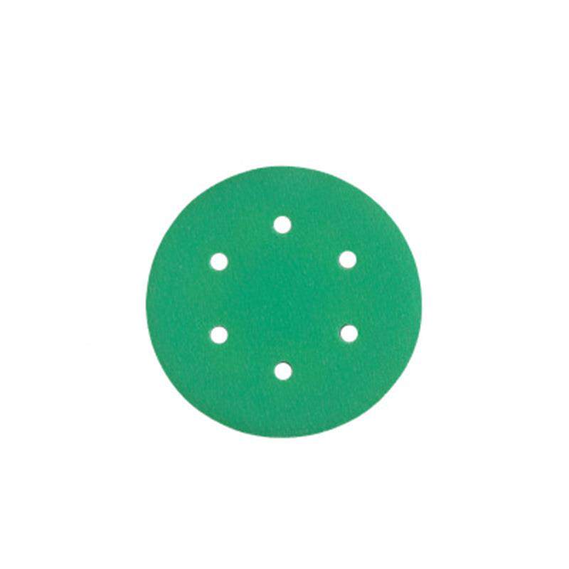 6寸6孔砂纸 优耐干磨机砂纸 汽车打磨耗材厂家直供磨光机