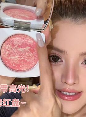 腮红烘焙烤粉柔雾五花肉腮红膏收缩色膨胀色显气色自然提亮黄黑皮