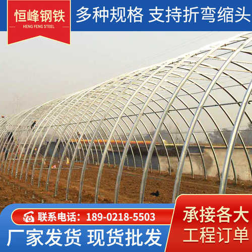 q235b温室大棚管 包塑大棚管 折弯畜牧大棚 蔬菜大棚管厂家批发