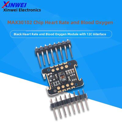 MAX30102模块 黑板黑色方形 血氧手腕心率脉搏检测心跳传感器模块