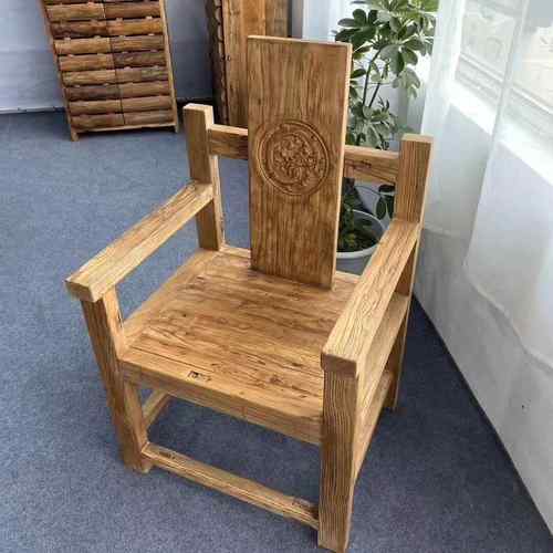 榆老木板实桌椅OVT老人专用椅子学生木桌围椅老板桌学板凳校餐厅